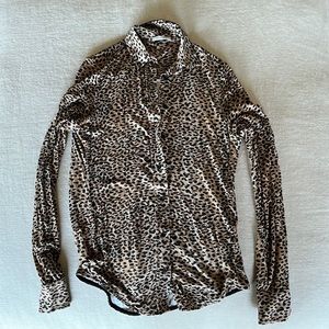 RAGDOLL / Leopard Print Top - Size Medium